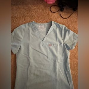 Figs Catarina top size medium sea glass color